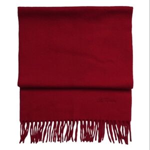 LES COPAINS Cashmere Red Unisex Large Long Scarf Shawl